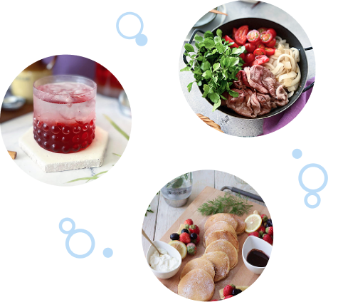 炭酸水を使ったドリンク・料理・デザート