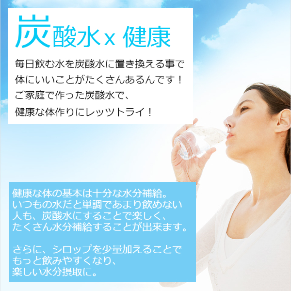 ソーダストリーム SodaStream / ソーダストリーム ガスシリンダー 60L