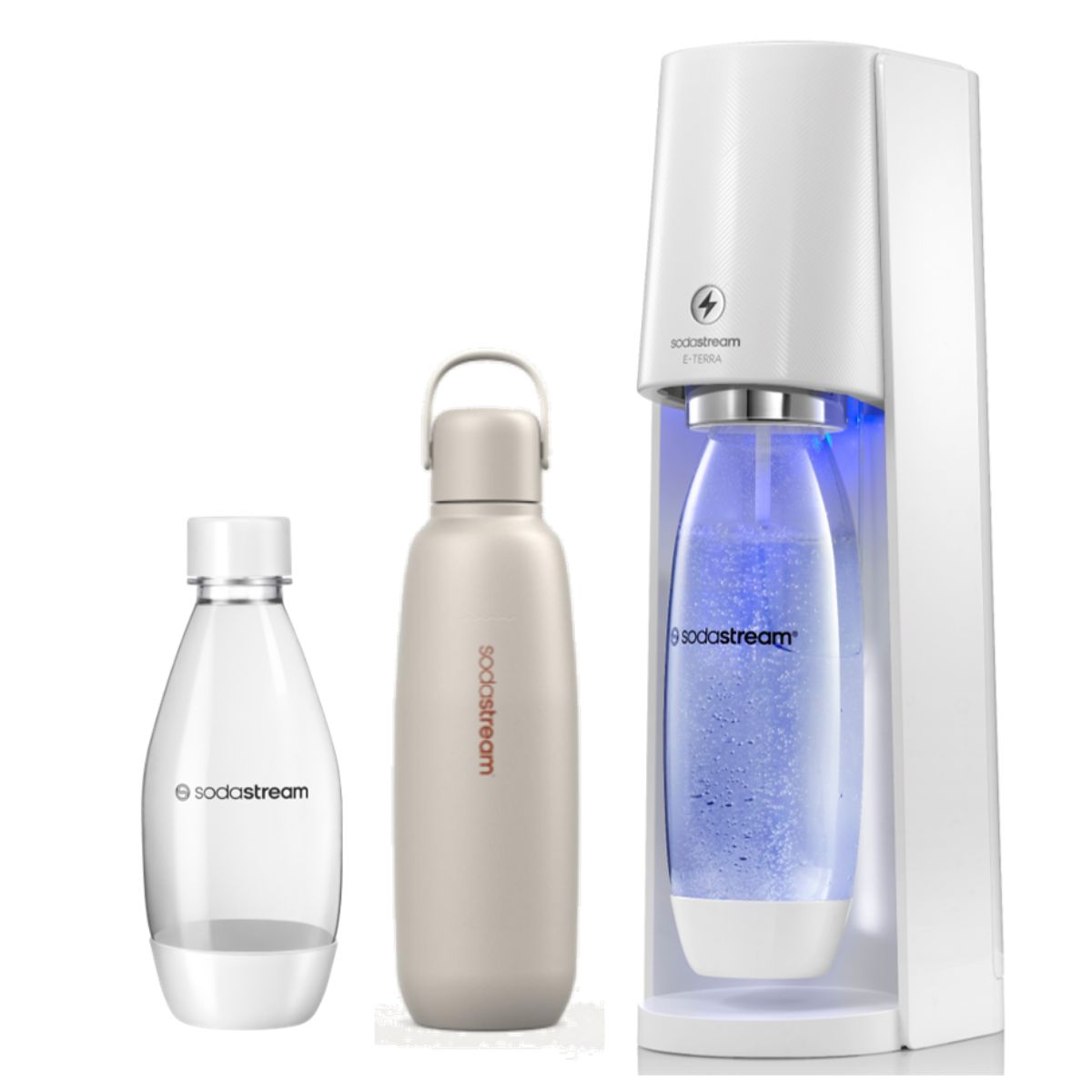 【新品未開封】SodaStream E-TERRA ボトル付き ソーダストリーム SodaStream / 先着1万名/キャッシュバック申し込みで
