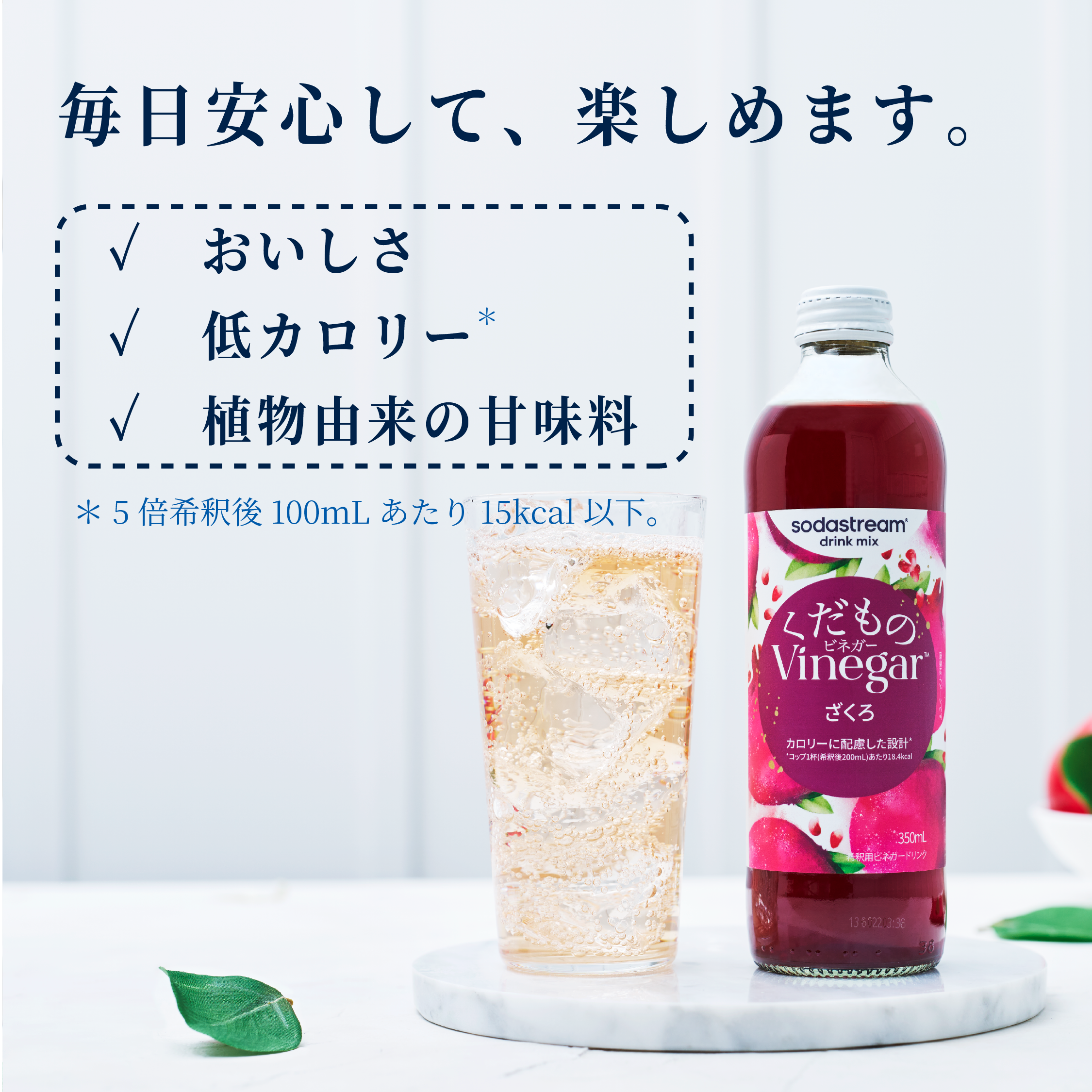 ソーダストリーム SodaStream / くだものVinegar（ビネガー