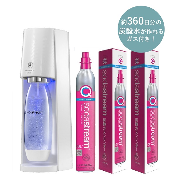 ソーダストリーム SodaStream / [今だけ増量でお得！約360日分のガス 