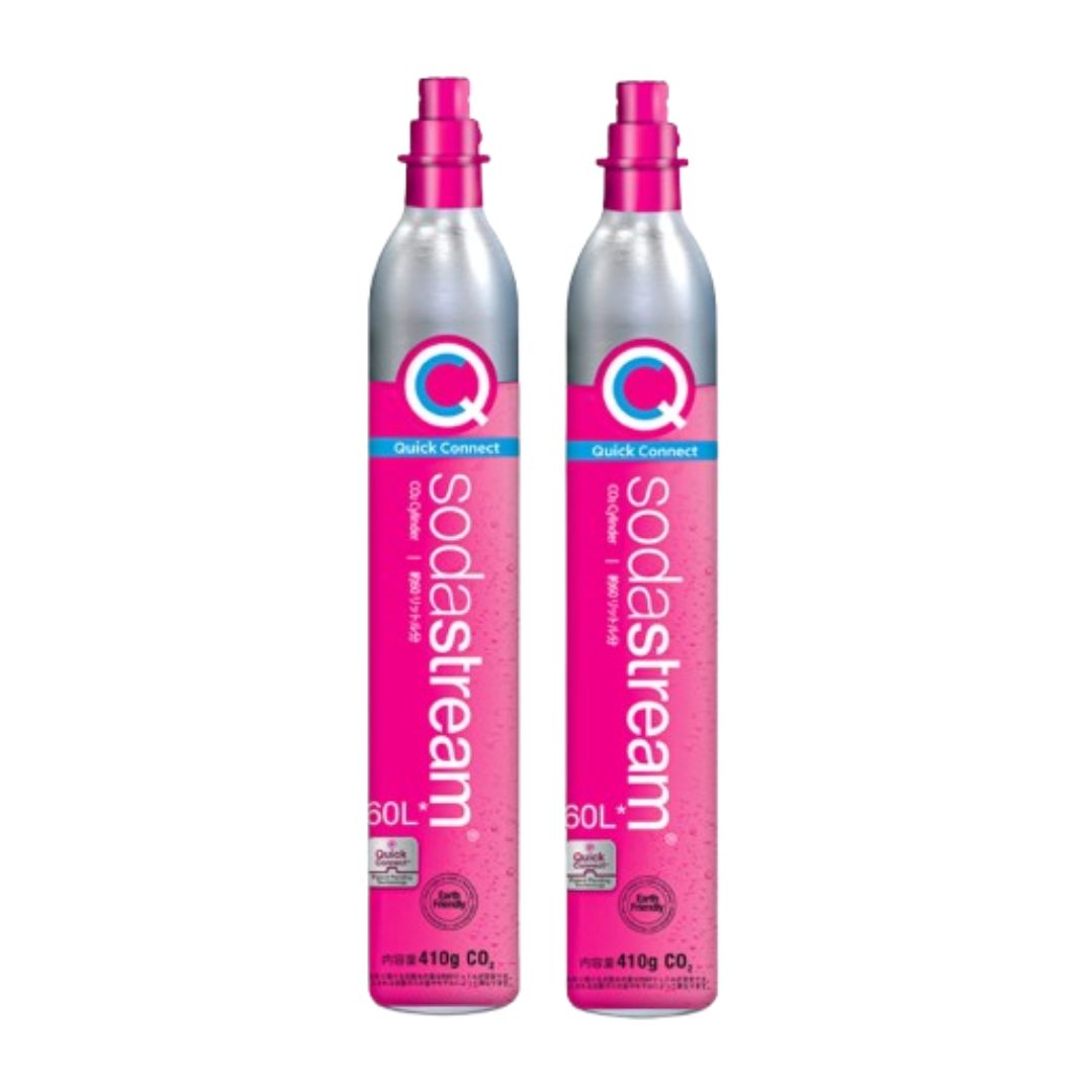 SodaStream ガスシリンダー 60L 2本セット(新規購入用) 60L