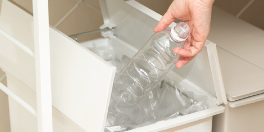 ペットボトルのごみ処理の手間削減