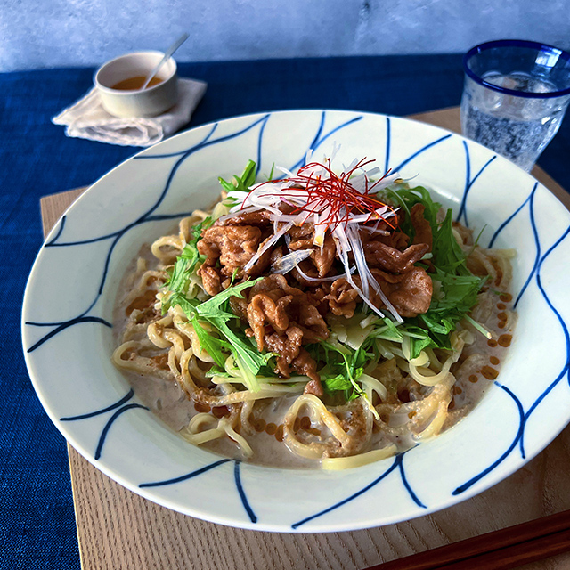 冷やし豆乳坦々麺