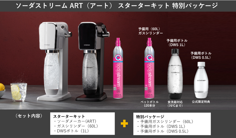 ソーダストリーム SodaStream / ART (アート) スターターキット 特別