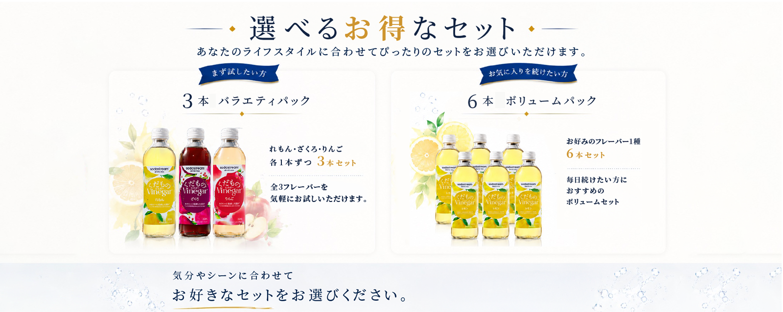 選べるお得なセット